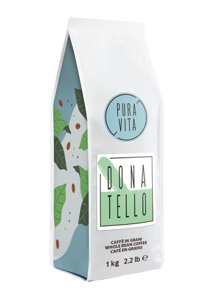 Pura Vita Donatello roasted w.b. coffee