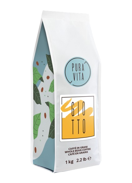 Pura Vita Giotto roasted w.b. coffee