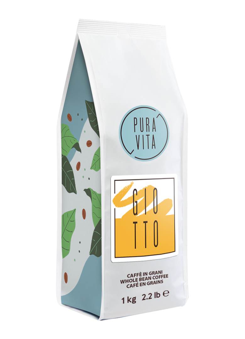 Pura Vita Giotto roasted w.b. coffee