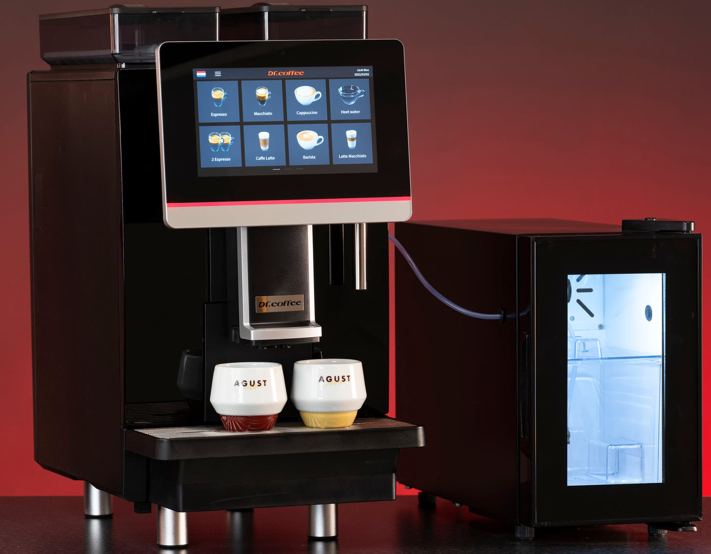 DR. Kaffee-Kaffeebar / Office 100 mit Teewasserauslauf rechts