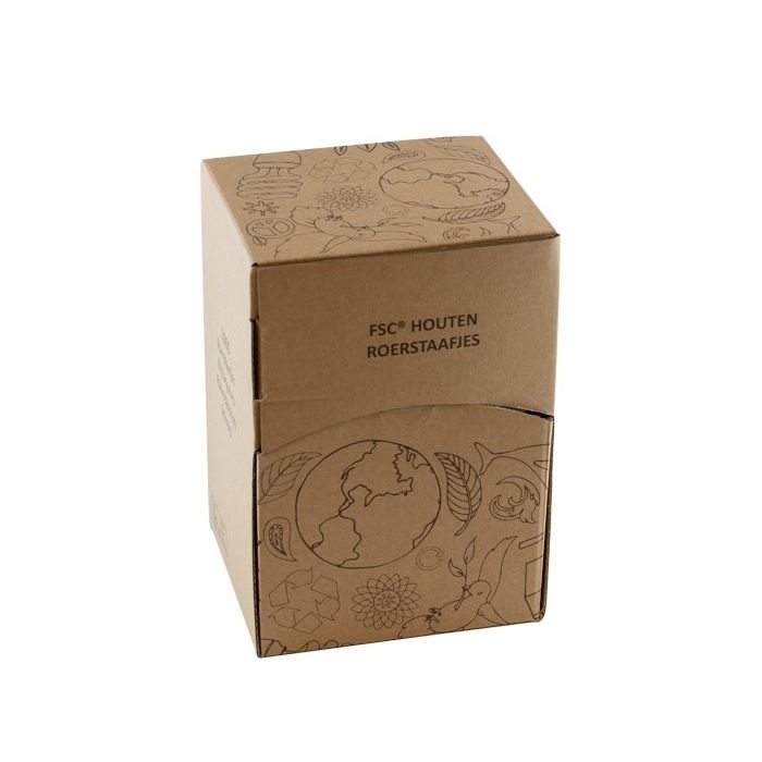 FSC® Holzrührer 110 mm Spenderbox