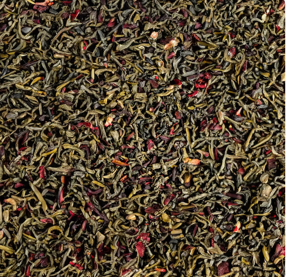 Pura Vita red fruit pyramid shaped bags