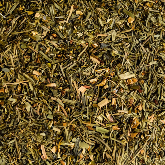 Pura Vita herbal tea lemon & ginger (Green tea blend) pyramid shaped bags