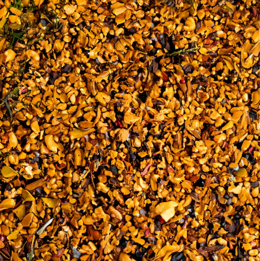 Pura Vita fruit tea peach pyramid shaped bags