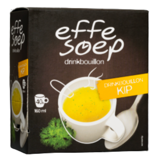 Effe soep drinkbouillon kip 1kg (125p)