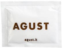 Caffè Agust suikerzakjes met logo s (2000) 1000g
