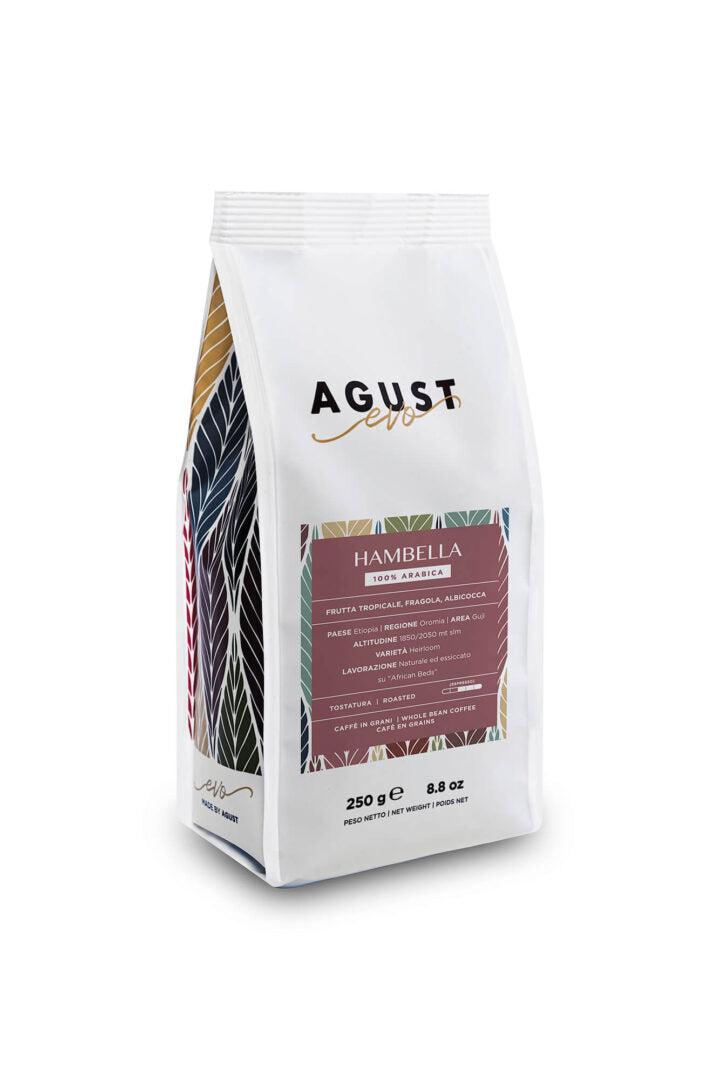 Caffè Agust Etiopia Tero geröstete Kaffeebohnen 250gr