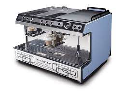 Espresso del Capitani "Multicap" ESE 44mm, hot water, steam nozzle &amp; milk frother, solid water / tank